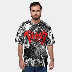 Футболка оверсайз мужская Berserk, цвет: 3D-принт — фото 2