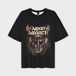 Футболка оверсайз мужская Amon Amarth: Death Viking, цвет: 3D-принт