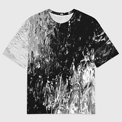 Футболка оверсайз мужская GRAY&BLACK, цвет: 3D-принт