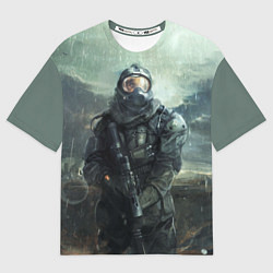 Мужская футболка оверсайз STALKER