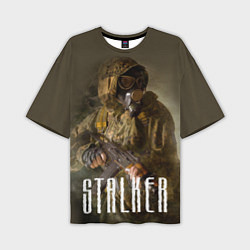 Мужская футболка оверсайз STALKER: Warrior