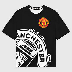Футболка оверсайз мужская Man United: Black Collection, цвет: 3D-принт