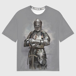 Мужская футболка оверсайз Рыцарь