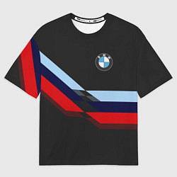 Мужская футболка оверсайз Бмв Bmw Black