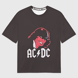 Мужская футболка оверсайз AC/DC Devil