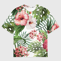 Футболка оверсайз мужская Таинственный остров, цвет: 3D-принт