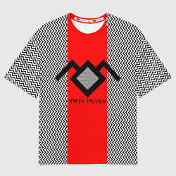 Мужская футболка оверсайз Twin Peaks Mark