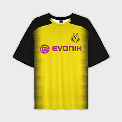 Футболка оверсайз мужская BVB FC: Aubameyang Away 17/18, цвет: 3D-принт