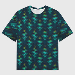 Футболка оверсайз мужская Абстрактная птица, цвет: 3D-принт