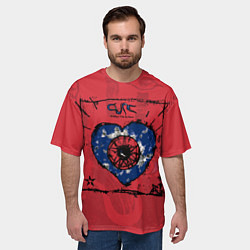 Футболка оверсайз мужская The Cure Wish 1992, цвет: 3D-принт — фото 2