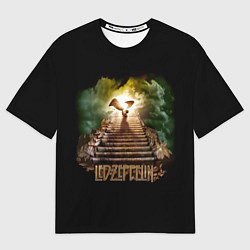 Футболка оверсайз мужская Led Zeppelin: Way to Heaven, цвет: 3D-принт