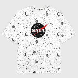 Футболка оверсайз мужская NASA: Moonlight, цвет: 3D-принт