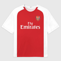 Футболка оверсайз мужская FC Arsenal: Henry Home 17/18, цвет: 3D-принт