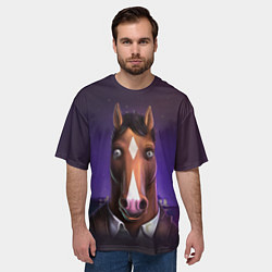 Футболка оверсайз мужская BoJack, цвет: 3D-принт — фото 2