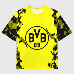 Мужская футболка оверсайз FC Borussia Dortmund: Yellow & Black
