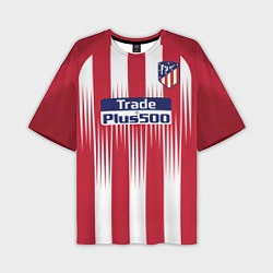 Футболка оверсайз мужская FC Atletico Madrid: Griezmann Home 18/19, цвет: 3D-принт