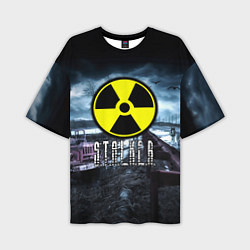 Мужская футболка оверсайз S.T.A.L.K.E.R: Radiation