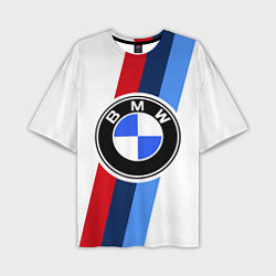 Мужская футболка оверсайз BMW M: White Sport