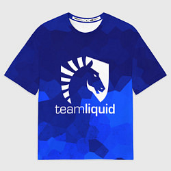 Футболка оверсайз мужская Team Liquid: Polygons, цвет: 3D-принт
