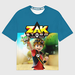 Мужская футболка оверсайз Zak Storm