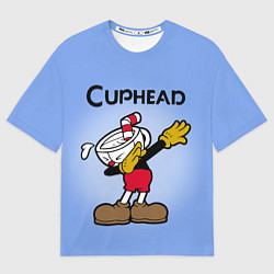 Футболка оверсайз мужская Cuphead Dab, цвет: 3D-принт