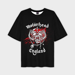 Мужская футболка оверсайз Motorhead England
