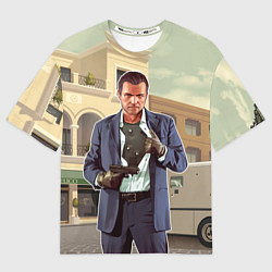 Мужская футболка оверсайз GTA V: Michael