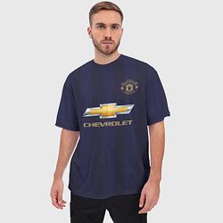 Футболка оверсайз мужская FC MU: Pogba Away 18/19, цвет: 3D-принт — фото 2