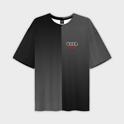 Мужская футболка оверсайз Audi: Metallic Style
