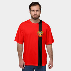 Футболка оверсайз мужская Советский Союз, цвет: 3D-принт — фото 2