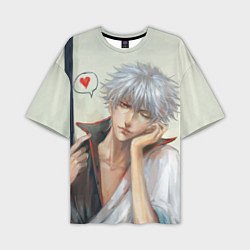 Мужская футболка оверсайз Sakata Gintoki