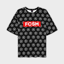Футболка оверсайз мужская FCSM Supreme, цвет: 3D-принт