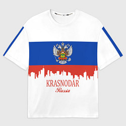 Футболка оверсайз мужская Krasnodar, Russia, цвет: 3D-принт