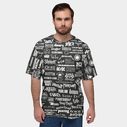 Футболка оверсайз мужская Rock Star, цвет: 3D-принт — фото 2