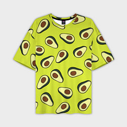Мужская футболка оверсайз Стиль авокадо