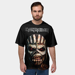 Футболка оверсайз мужская Iron Maden: The Book of Souls, цвет: 3D-принт — фото 2