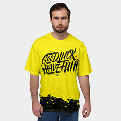 Футболка оверсайз мужская GLHF, цвет: 3D-принт — фото 2