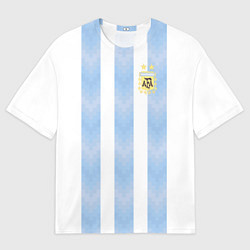 Футболка оверсайз мужская Сборная Аргентины, цвет: 3D-принт