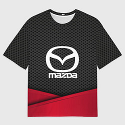 Футболка оверсайз мужская Mazda: Grey Carbon, цвет: 3D-принт