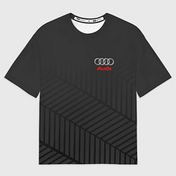 Футболка оверсайз мужская Audi: Grey Collection, цвет: 3D-принт