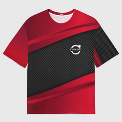 Футболка оверсайз мужская Volvo: Red Sport, цвет: 3D-принт