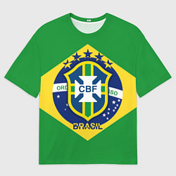 Мужская футболка оверсайз CBF Brazil