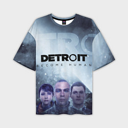Мужская футболка оверсайз Detroit: Become Human