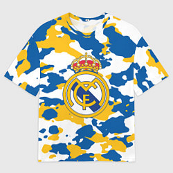 Мужская футболка оверсайз Real Madrid: Camo