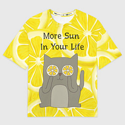 Мужская футболка оверсайз More Sun In Your Life