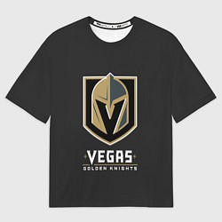 Футболка оверсайз мужская Vegas: Golden Knights, цвет: 3D-принт