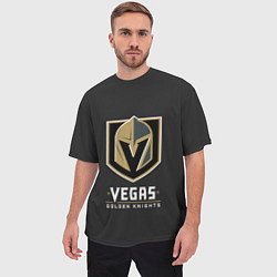 Футболка оверсайз мужская Vegas: Golden Knights, цвет: 3D-принт — фото 2