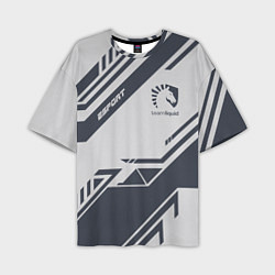 Мужская футболка оверсайз Team Liquid: Grey E-Sport