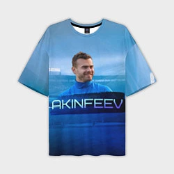 Футболка оверсайз мужская Akinfeev, цвет: 3D-принт