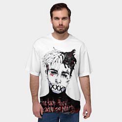 Футболка оверсайз мужская XXXtentacion: Darkman, цвет: 3D-принт — фото 2